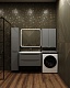 Style Line Мебель для ванной Бергамо Мини 90 Люкс антискрейтч Plus подвесная серая – фотография-13